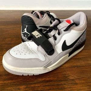 NIKE JORDAN LEGACY 312 LOW 'TECH GREY' - men's 11.5 - grey, white, black